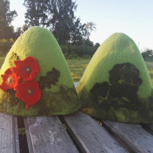 Pirts cepuru filcēšanas meistarklase